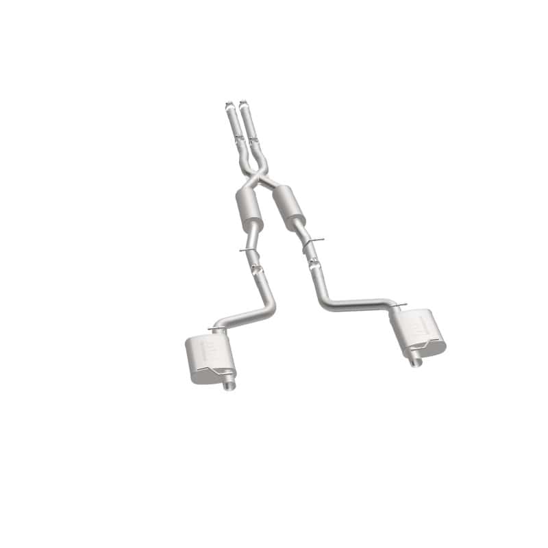 Magnaflow — MagnaFlow Cat-Back SS 2.5in Dual Split Rear Exit (OEM Tips) 15-16 Dodge/Chrysler Charger/300 5.7L V8
Cat-Back - view 21