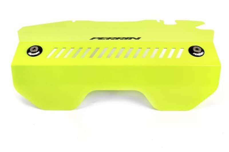 Perrin Performance — PERRIN 15-21 Subaru WRX Engine Cover Kit (Intercooler & Pulley Covers Incl.) - Neon Yellow - view 5