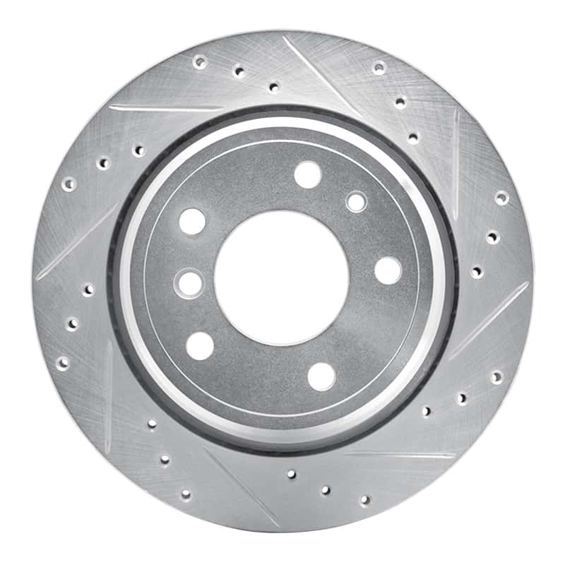 R1 Concepts — R1 91-95 BMW 540I Rear Right Drilled & Slotted Silver Brake Rotor
R1 Brake Rotor Drill - view 1