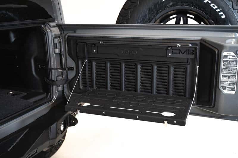 DV8 Offroad — DV8 Jeep JL Tailgate Mounted Table (Trail Table) - Black
Tailgate Table - view 5