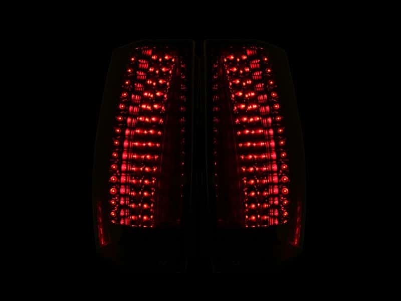 ANZO — ANZO 2007-2011 Cadillac Escalade LED Taillights Chrome - view 6
