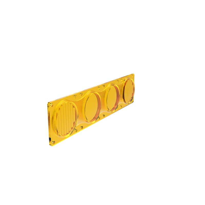 KC HiLiTES — KC HiLiTES FLEX ERA LED Performance Yellow Combo Lens for Light Bars - view 11