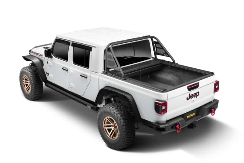 Rugged Ridge — Rugged Ridge 20-22 Jeep Gladiator w/Trail Rail Sys Armis Tonneau Cover w/Max Track - Tex. Blk
Tonneau Cover
OFFROAD_TOPS - view 1