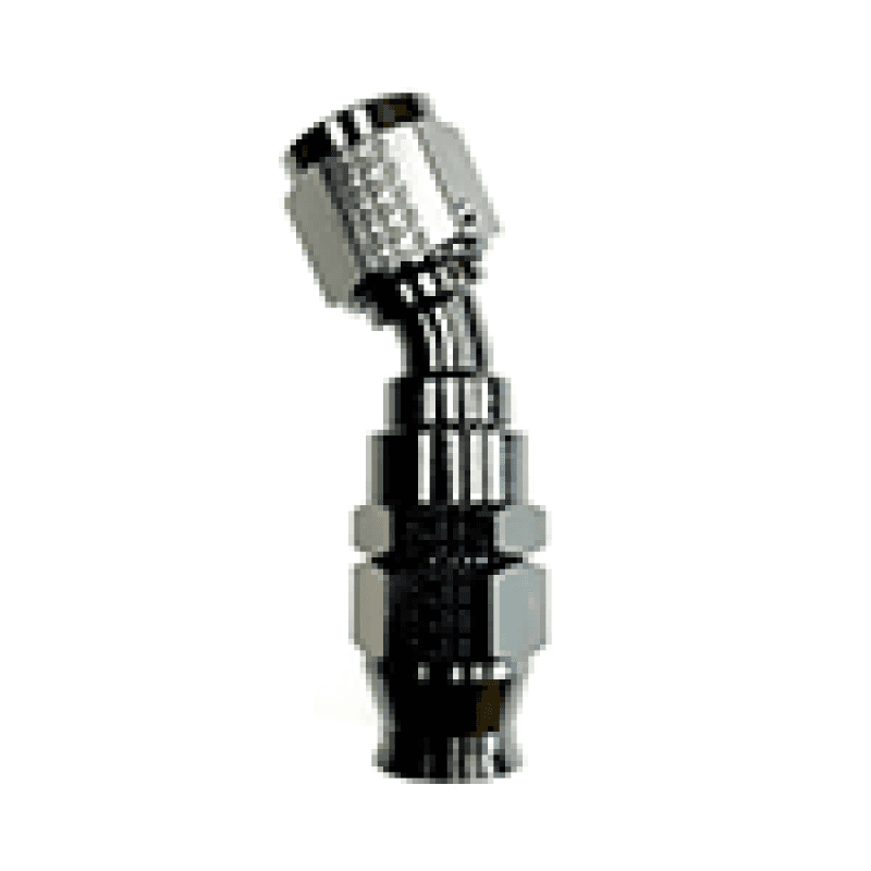 Fragola — Fragola -10AN Real Street x 30 Degree Hose End Black For PTFE Hose - view 1