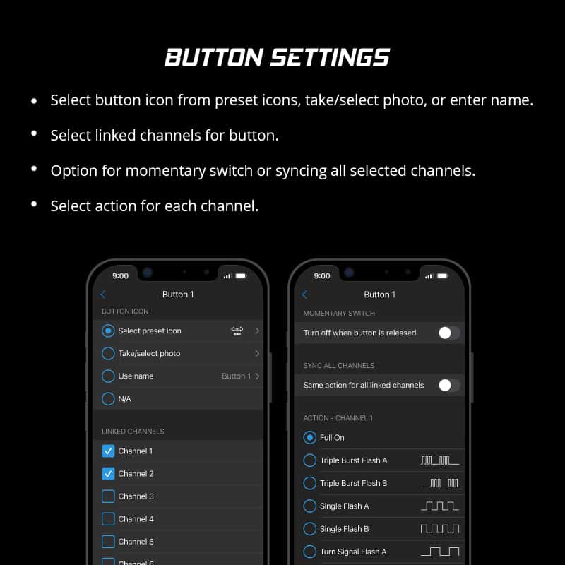 XKGLOW — XK Glow XKcommand Bluetooth Switch Panel for Lights 12V Accessory Offroad - view 3