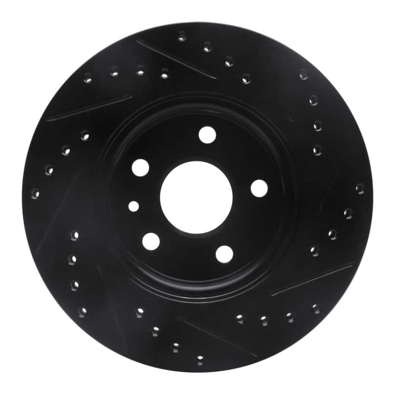 R1 Concepts — R1 11-23 Chevrolet Bolt EUV Front Right Drilled & Slotted Black Brake Rotor
R1 Brake Rotor Drill - view 5