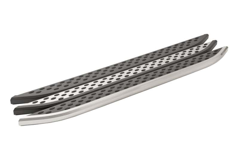Dee Zee — Dee Zee Universal Running Board Universal Cross Utility Vehicle NXc (Stainless Top w Blk Trim) - view 4