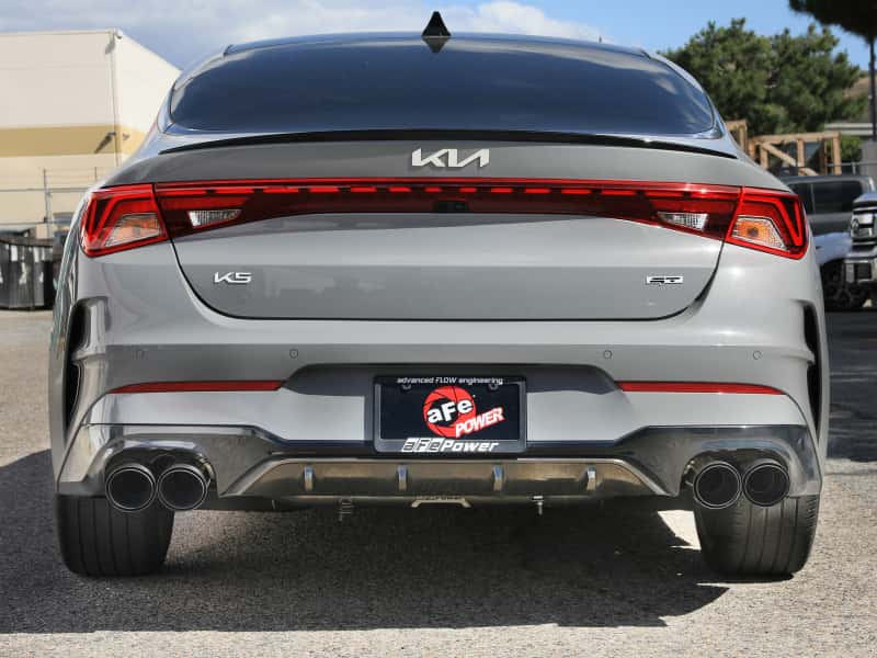 aFe — aFe Takeda 21-24 Kia K5 GT L4-2.5L (t) SS Axle-Back Exhaust System w/ Carbon Fiber Tips
Axle-Back Exhaust - view 4