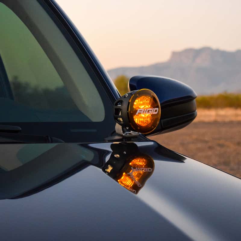 Rigid Industries — Rigid Industries 10-20 Toyota 4Runner A-Pillar Light Kit w/4in. 360-Series Drive
4Runner 360 LightKit
4Runner 360 Light Ki - view 4