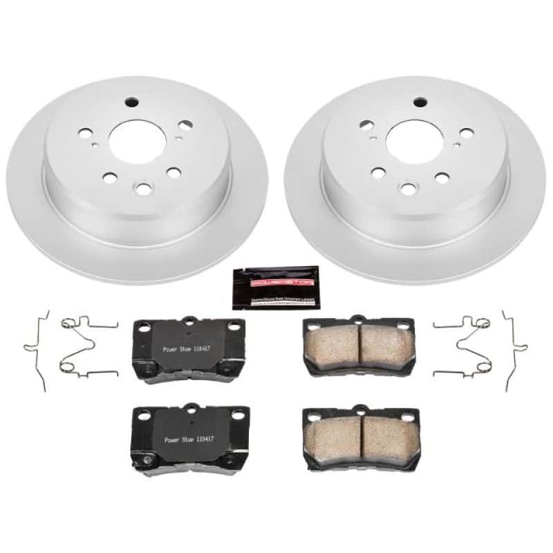 PowerStop — Power Stop 06-13 Lexus IS250 Rear Z17 Evolution Geomet Coated Brake Kit - view 1