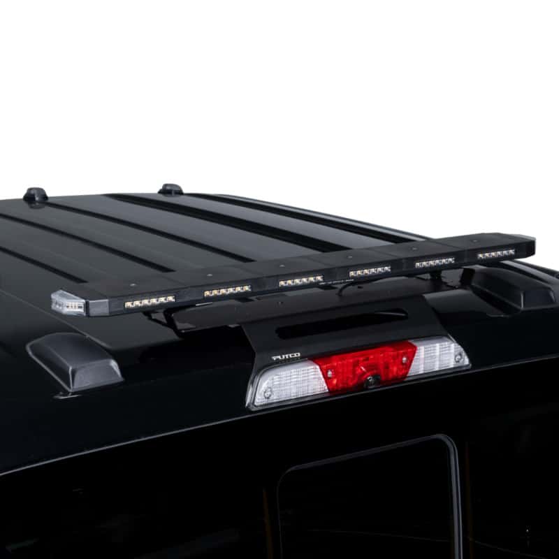 Putco — Putco 36In Universal 36In Tri Color Hornet Light (Amber/Blue/White) - LED Stealth Rooftop Strobe Bar - view 2