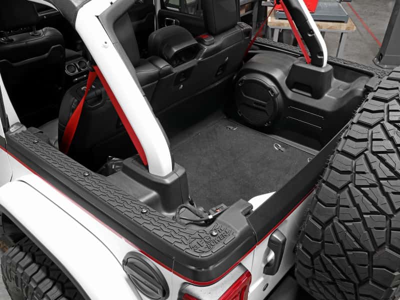 aFe — aFe 18-22 Jeep Wrangler JL (4-Door Models w/ 3-Piece Hard-Top Only) Terra Guard Tub Rail Covers
Tub Rail Covers - view 5