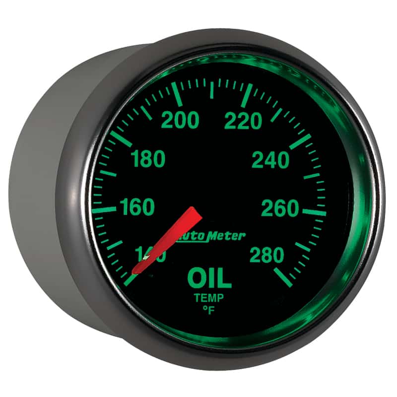 AutoMeter — Autometer GS Series 2-1/16in Oil Temperature Gauge 140-280 Degrees Electric Full Sweep
2-1/16" OIL TEMP, 14 - view 12