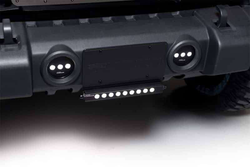 Putco — Putco 07-18 Jeep Wrangler - SS Black Grille w/ 20in Luminix Light Bar Designer FX Grilles
Grille Insert - view 3