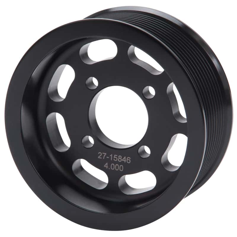 Edelbrock — Edelbrock Pulley Supercharger Enforcer 10 Rib 4In Black
SUPERCHARGER COMPONE - view 2