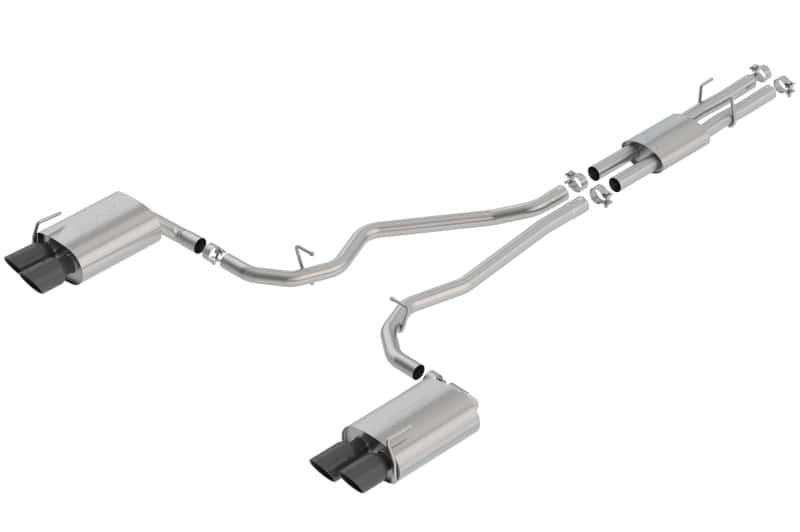 Borla — Borla 2020 Ford Explorer ST 3.0L V6 2.25in ATAK Exhaust - Black Chrome Tips
Cat-Back System - view 1