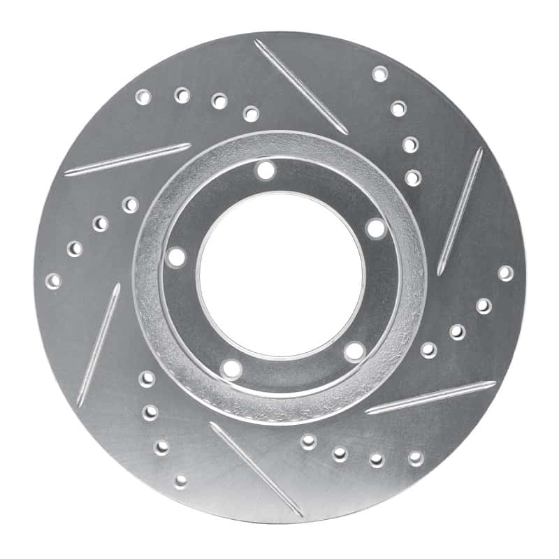 R1 Concepts — R1 84-95 Toyota Pickup Front Left Drilled & Slotted Silver Brake Rotor
R1 Brake Rotor Drill - view 5