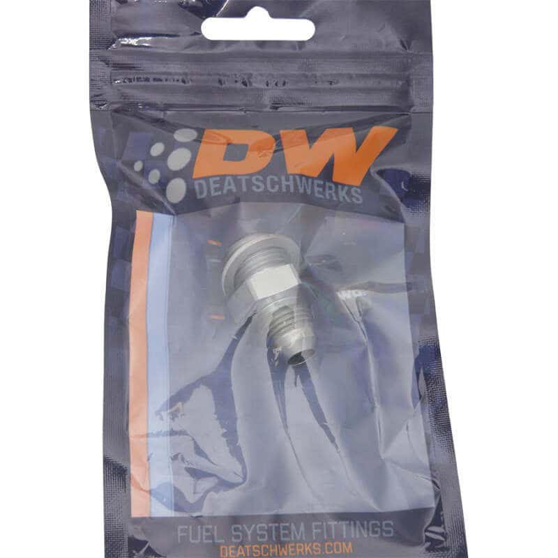 DeatschWerks — DeatschWerks 6AN Male Flare to M16 X 1.5 Male Metric Adapter (Incl. Crush Washer) - Titanium - view 1