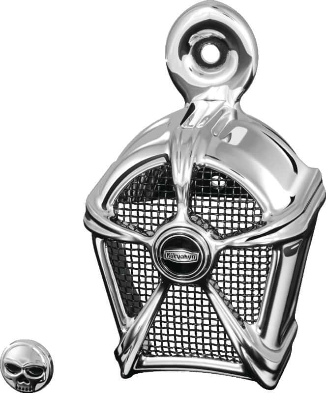 Kuryakyn — Kuryakyn Mach 2 Horn Cover Chrome With Black Mesh - view 1