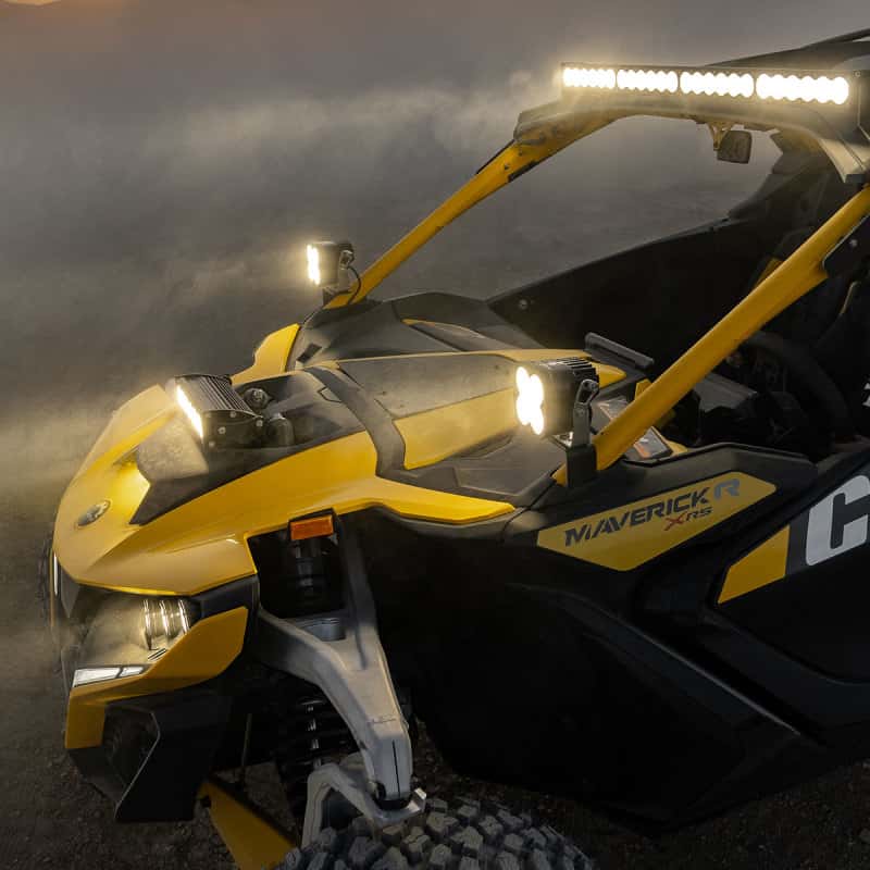 Baja Designs — Baja Designs Can-Am Maverick R XL Sport A-Pillar Kit - view 3