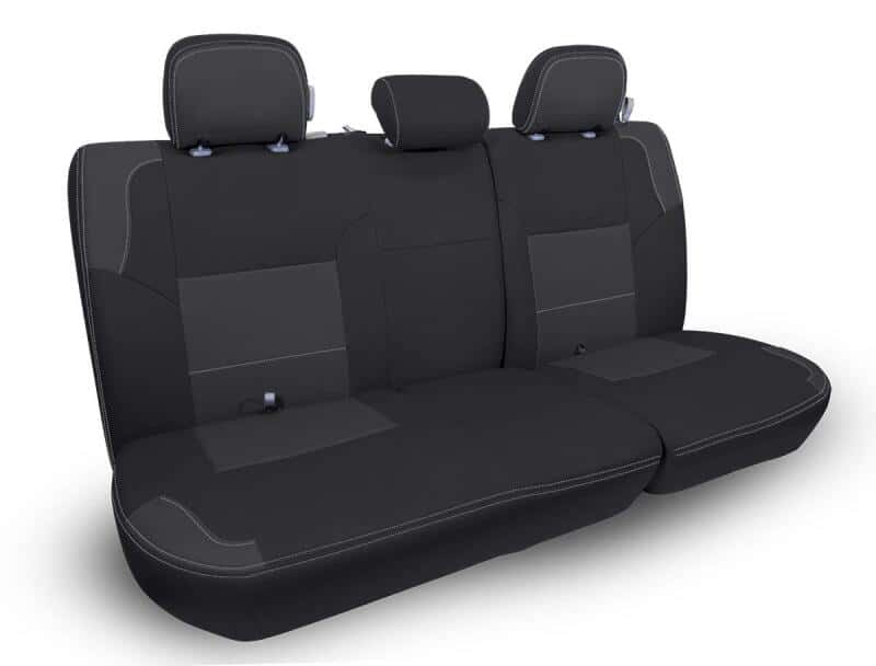 PRP Seats — PRP 12-15 Toyota Tacoma Rear Bench Cover Double Cab - Black/Grey
Seat Covers - view 2