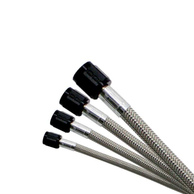 Nitrous Express — Nitrous Express 4AN 4ft Stainless Steel Braided Hose - Black
Fuel/N2OLine - view 2