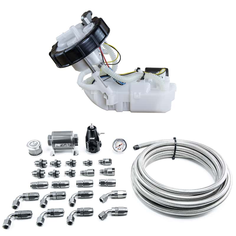 DeatschWerks — DeatschWerks 01-05 Honda Civic/02-06 Acura RSX DW400 Pump Module & Return Kit w/CPE Fuel Lines
Module+ Plumbing Kit
Modules - view 1