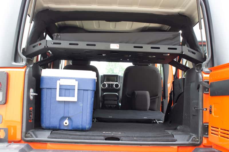 Fishbone Offroad — Fishbone Offroad 07-18 Jeep Wrangler JK 4 Door Fishbone Offroad Interior Storage Rack - view 10