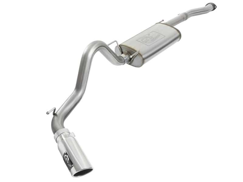aFe — aFe MACHForce XP Cat-Back SS Exhaust w/ Polished Tips 16 Toyota Tacoma V6-3.5L
Cat-Back Exhaust - view 1