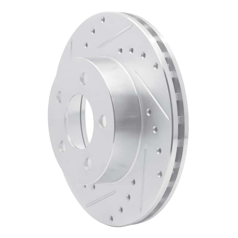 R1 Concepts — R1 95-02 Ford Explorer Front Left Drilled & Slotted Silver Brake Rotor
R1 Brake Rotor Drill - view 2