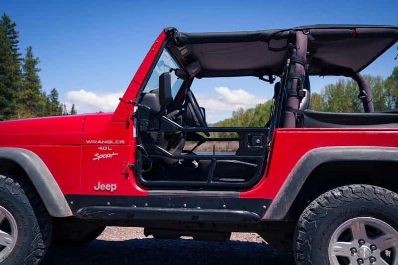 Bestop — Bestop 97-02 Jeep Wrangler TJ Header Safari Bikini (Black Denim)
Safari Bikini - view 6