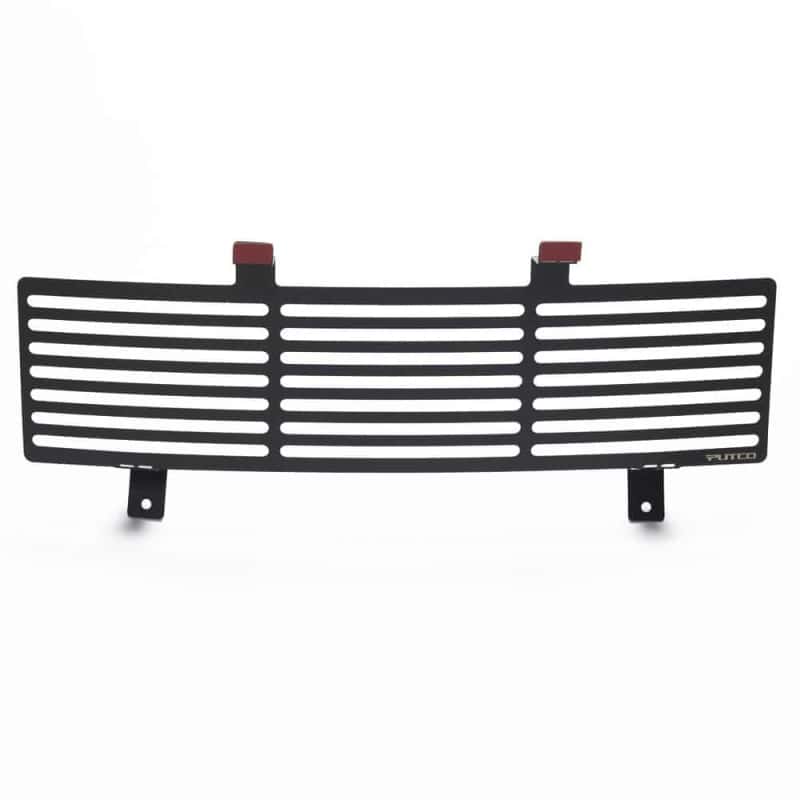 Putco — Putco 11-16 Ford SuperDuty - Stainless Steel Black Bar Design Bumper Grille Inserts
BmprValanceGrilleIns - view 2