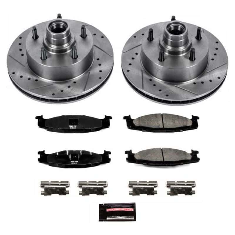 PowerStop — Power Stop 94-01 Ford E-150 Front Z23 Evolution Sport Brake Kit - view 1