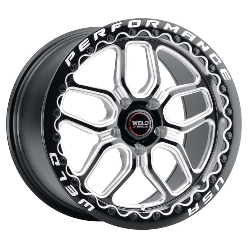 Weld — Weld Racing 19x9 Laguna 5x120 ET38 BS6.5 Gloss BLK MIL DIA 72.56 - view 1