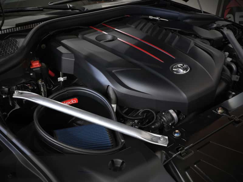 aFe — aFe Takeda Intakes Stage-2 AIS w/ Pro 5R Media 20-22 Toyota GR Supra (A90) L6-3.0L (t) B58
Takeda Intake System - view 9