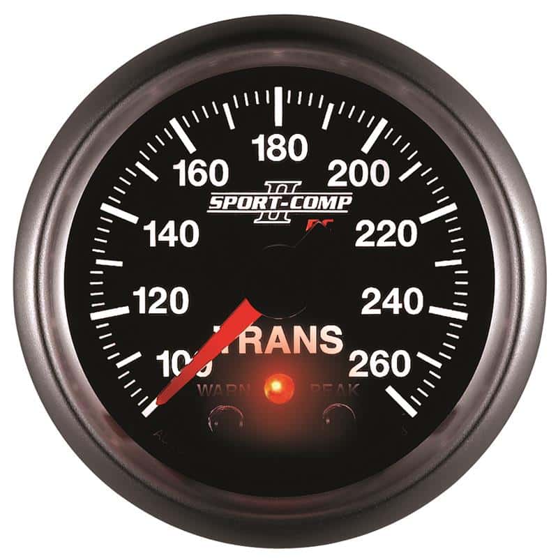 AutoMeter — Autometer Elite 52.4mm 100-260F Transmission Temperature Peak & Warn w/ Electronic Control Gauge
2-1/16" TRANS TEMP, - view 4