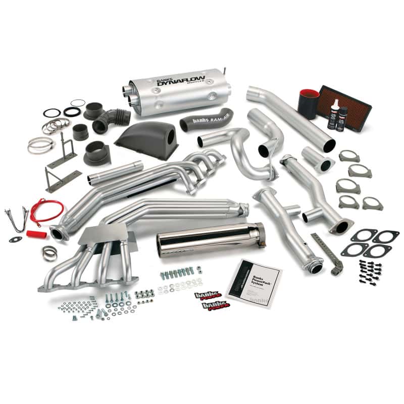 Banks Power — Banks Power 05-08 GM 8.1L Mh-W24 (L-Exit) PowerPack System
Power/Efficiency Sys - view 1