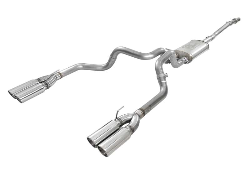 aFe — aFe Vulcan Series 3in 304SS Exhaust Cat-Back Exh w/ Pol Tips 2019 GM Silverado / Sierra 1500 V8-5.3L
Cat-Back Exhaust - view 1