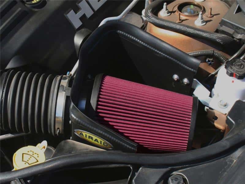 Airaid — Airaid 11-14 Jeep GC / 11-13 Dodge Durango 3.6/5.7L CAD Intake System w/o Tube (Dry / Red Media)
Performance Air Inta
Air Intake System - view 4