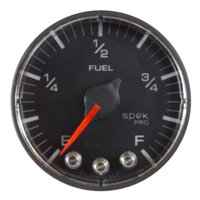 AutoMeter — Autometer Spek-Pro Gauge Fuel Level 2 1/16in 0-270 Programmable Blk/Blk
GA 2" FUEL BFB SPEK - view 1