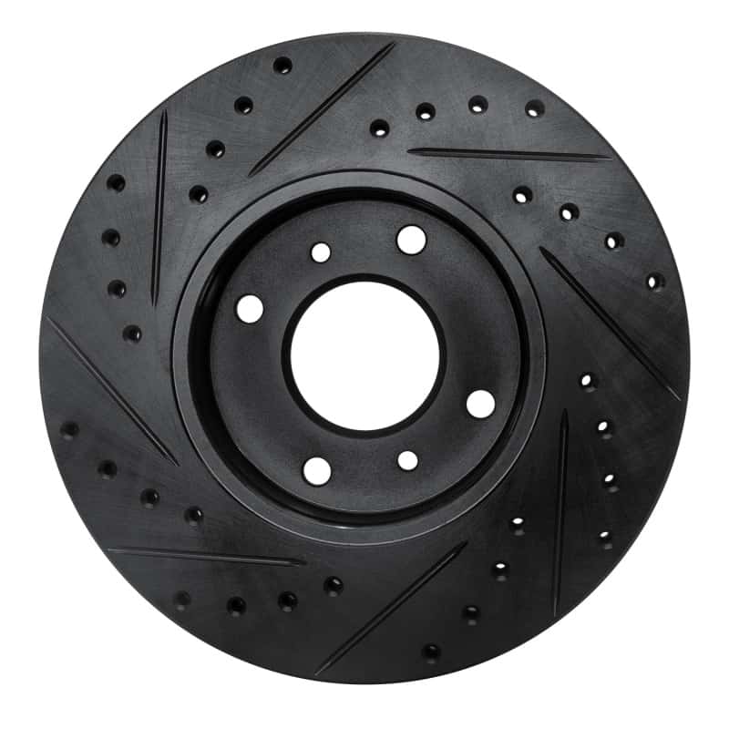R1 Concepts — R1 93-06 Infiniti G20 Front Right Drilled & Slotted Black Brake Rotor
R1 Brake Rotor Drill - view 5