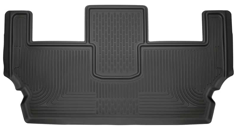 Husky Liners — Husky Liners 2017 Chrysler Pacifica (Stow and Go) 3rd Row Black Floor Liners - view 1