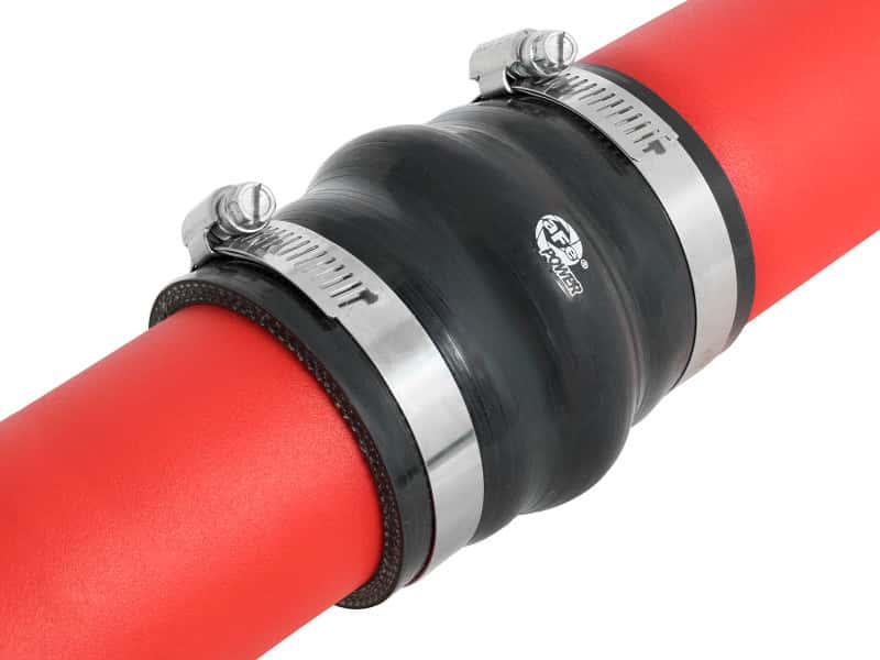 aFe — aFe BladeRunner 2.5-2.75in Red Intercooler Tube Cold Side w/ Couplings & Clamps Kit 13-16 BMW F30
Cold Charge Pipe - view 5