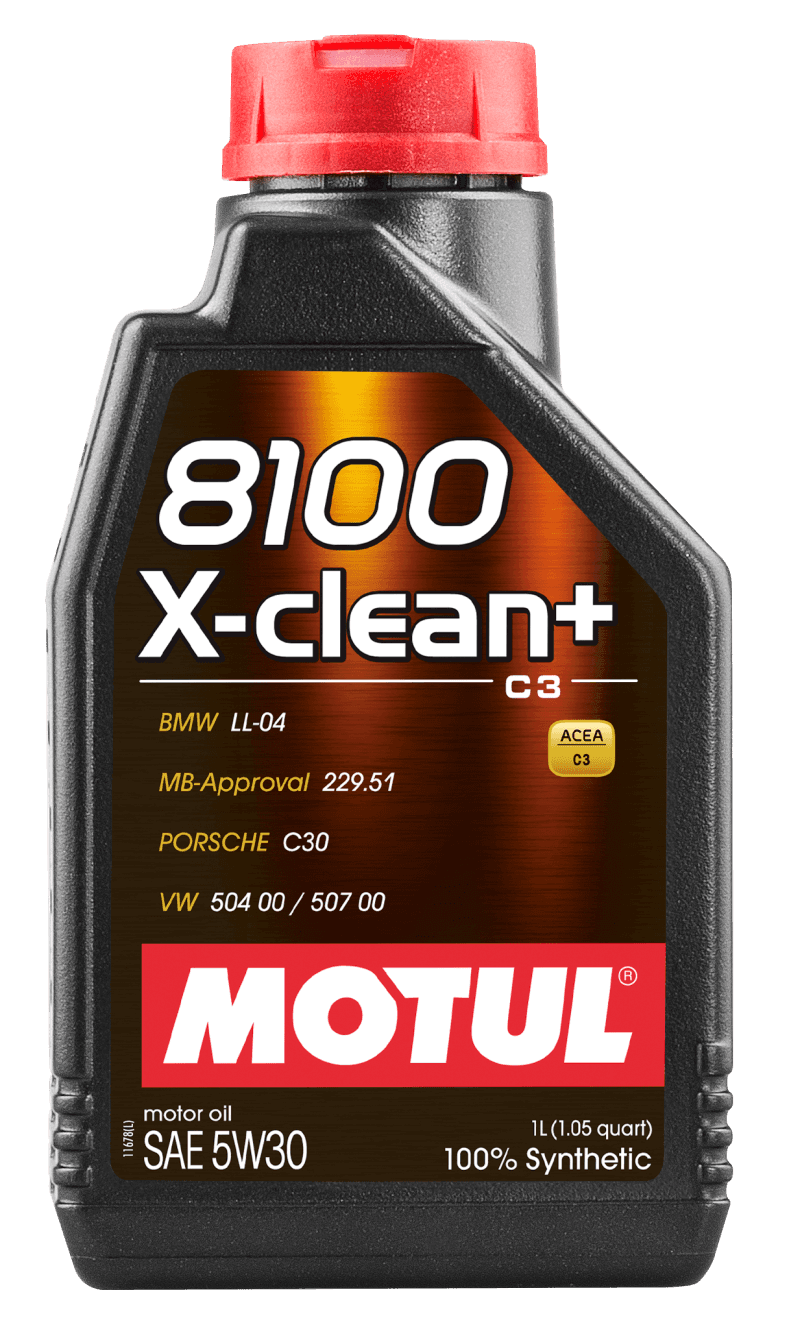 Motul — Motul 1L Synthetic Engine Oil 8100 5W30 X-CLEAN - LL04- MB 229.51- 504.00-507.00 - view 2