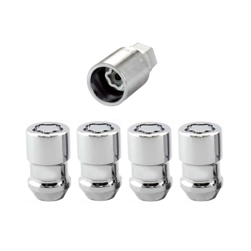 McGard — McGard Wheel Lock Nut Set - 4pk. (Cone Seat) M12X1.5 / 19mm & 21mm Dual Hex / 1.46in. L - Chrome
WHEEL LOCK SET - view 4