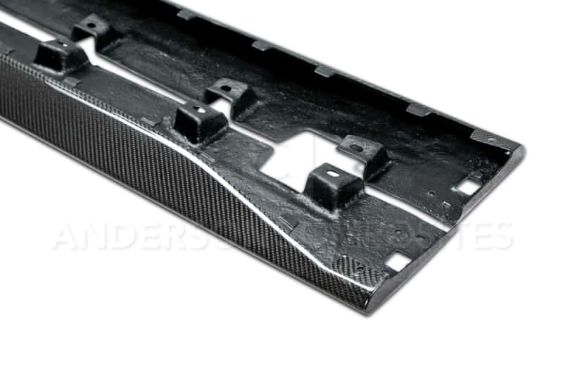 Anderson Composites — Anderson Composites 15-16 Ford Mustang Type-OE Rocker Panel Splitter - view 4
