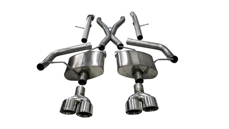 CORSA Performance — Corsa 18-21 Jeep Grand Cherokee TrackHawk 6.2L Xtreme Cat-Back Dual Rear Exit w/4.5in Polished Tips
Exhaust - view 1