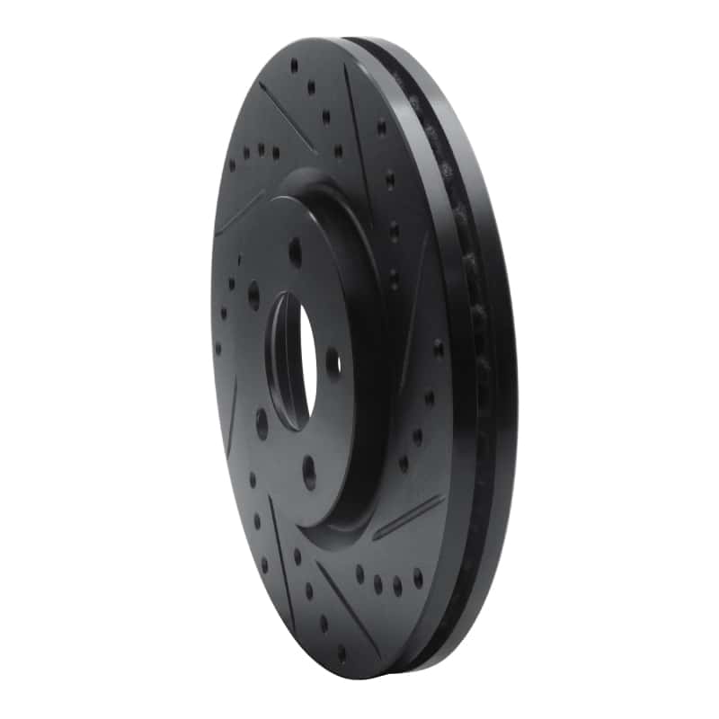R1 Concepts — R1 03-09 Chrysler PT Cruiser Front Right Drilled & Slotted Black Brake Rotor
R1 Brake Rotor Drill - view 2