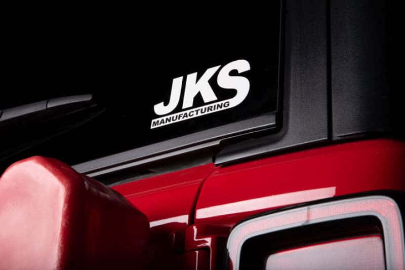 JKS Manufacturing — JKS Manufacturing 2.5x5 Diecut Decal - White
JKS Decal 2.5" x 5” - view 2