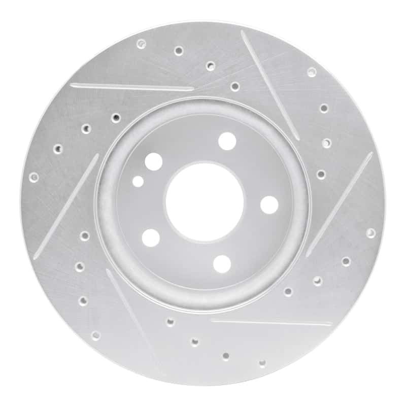 R1 Concepts — R1 16-23 Mercedes-Benz Viano (Mexico) Front Left Drilled & Slotted Silver Brake Rotor
R1 Brake Rotor Drill - view 5